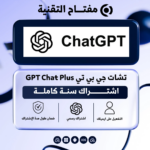 اشتراك تشات جي بي تي GPT Chat Plus (سنة كاملة)